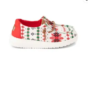 ❄️ Hey Dude | Toddler Wendy - Ugly Christmas Sweater Shoes | Size: 9 &amp; 10 T…
