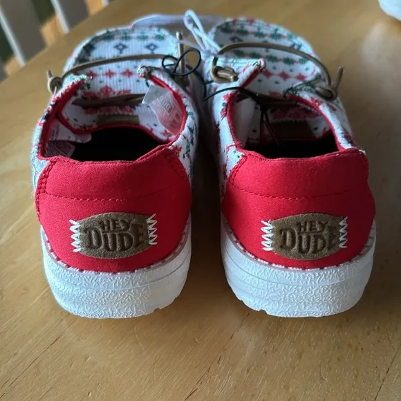 ❄️ Hey Dude | Toddler Wendy - Ugly Christmas Sweater Shoes | Size: 9 &amp; 10 T…