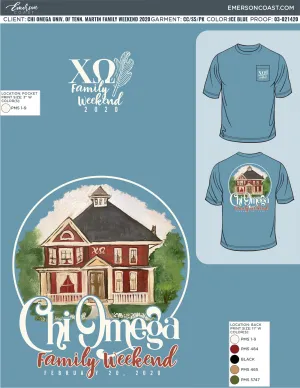 03-021420 Chi Omega University of Tennessee Martin Family Weekend 2020