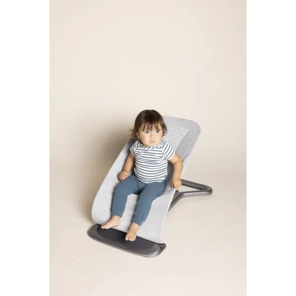 [1 Yr Local Warranty] Ergobaby Evolve 3 In1 Bouncer - Light Grey