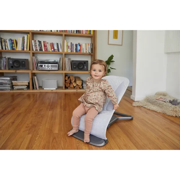 [1 Yr Local Warranty] Ergobaby Evolve 3 In1 Bouncer - Light Grey