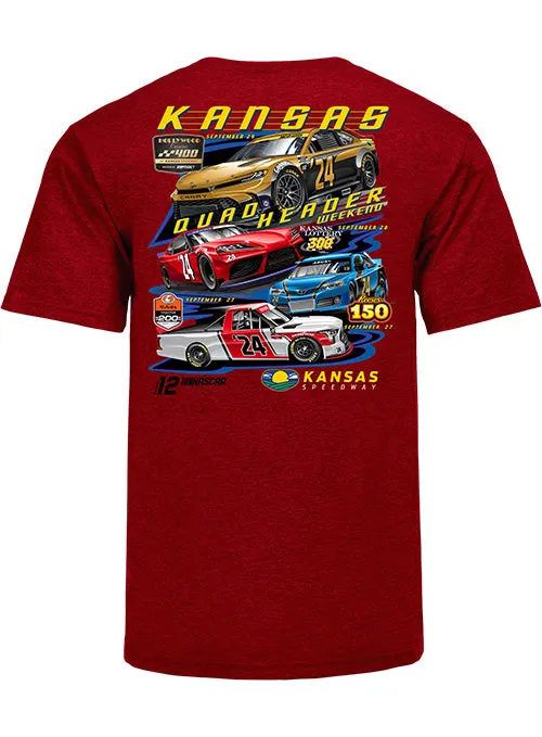 2024 Kansas Quad Header T-Shirt