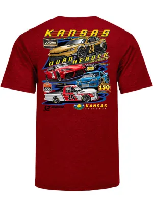 2024 Kansas Quad Header T-Shirt