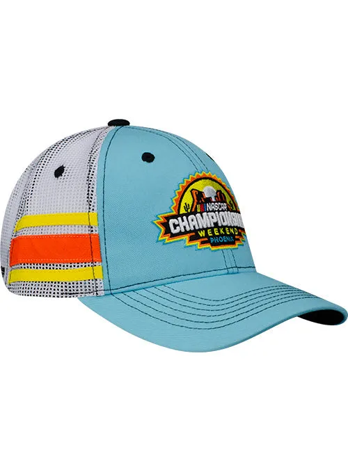 2024 Phoenix Championship Weekend Striped Mesh Hat