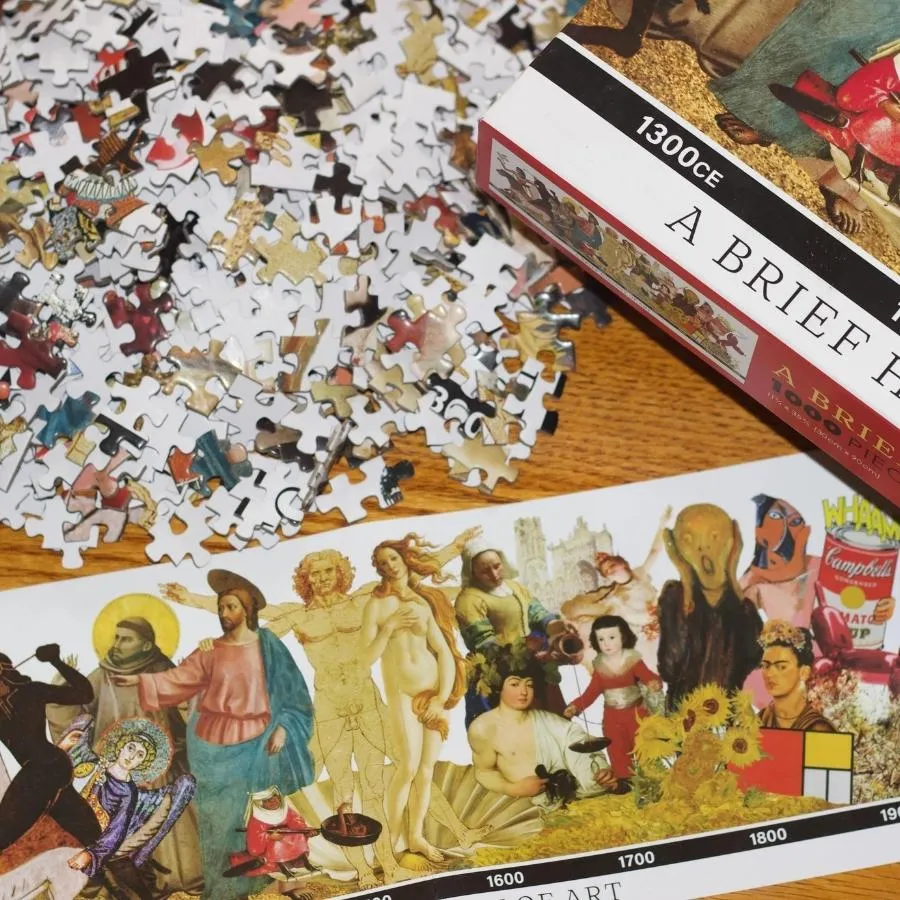 A Brief History of Art Jigsaw Puzzle