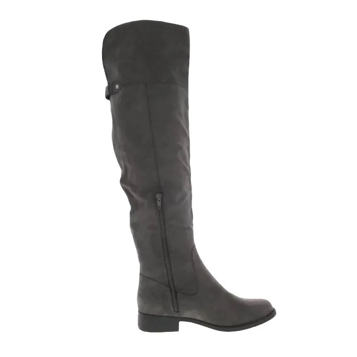 ALLICCE Women's Low Heel Over Knee Boots