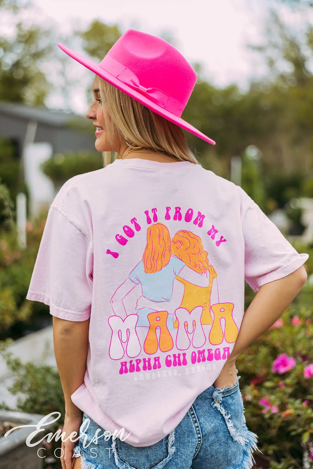 Alpha Chi Omega I Got It From My Mama Tee