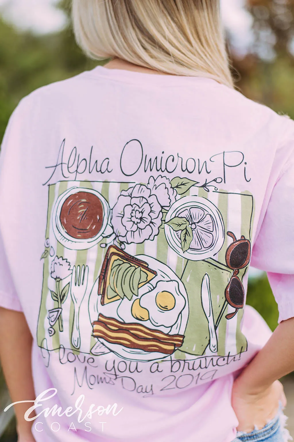 Alpha O I Love You A Brunch Moms Day Tee