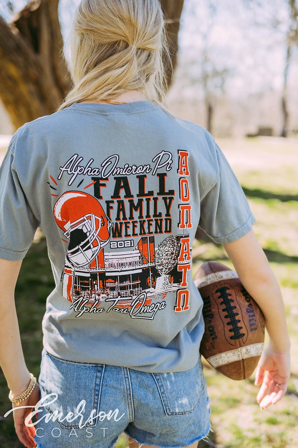 Alpha Omicron Pi Fall Family Weekend Tshirt