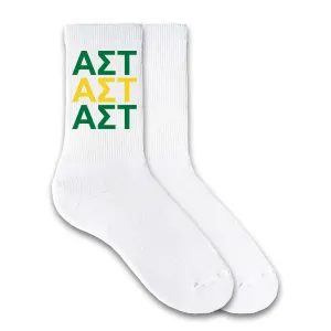 Alpha Sigma Tau- Sorority Letters X 3