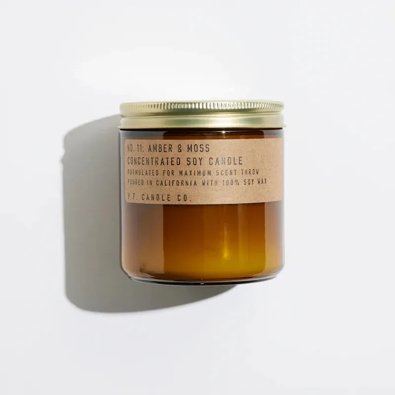 Amber and Moss- Large Concentrated Candle