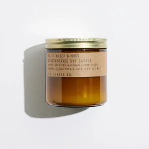 Amber and Moss- Large Concentrated Candle