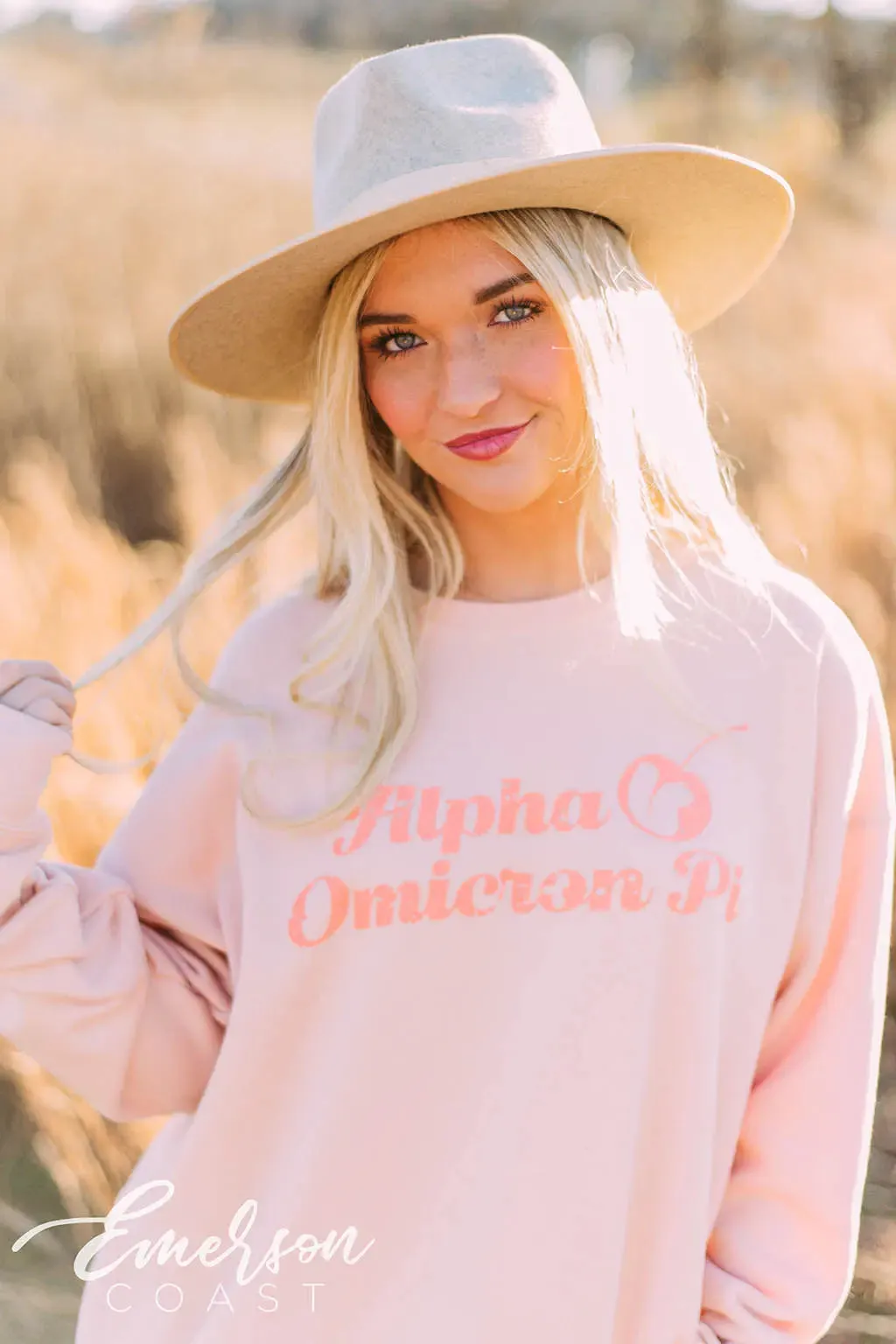 AOII Retro Cherry Pie Moms Day Sweatshirt