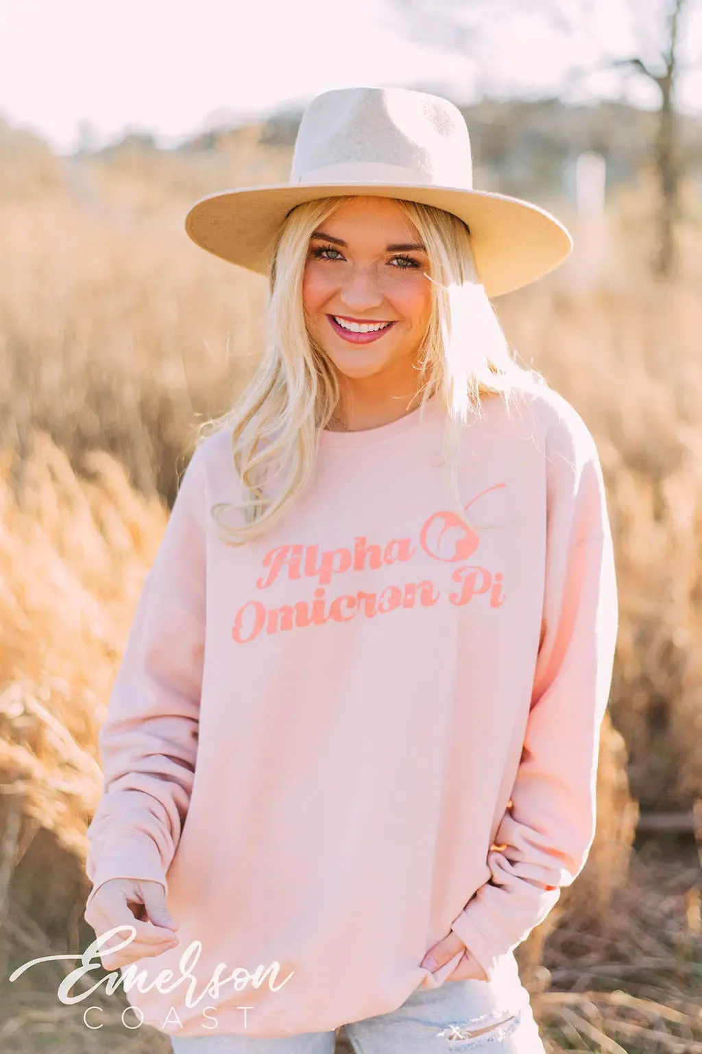 AOII Retro Cherry Pie Moms Day Sweatshirt
