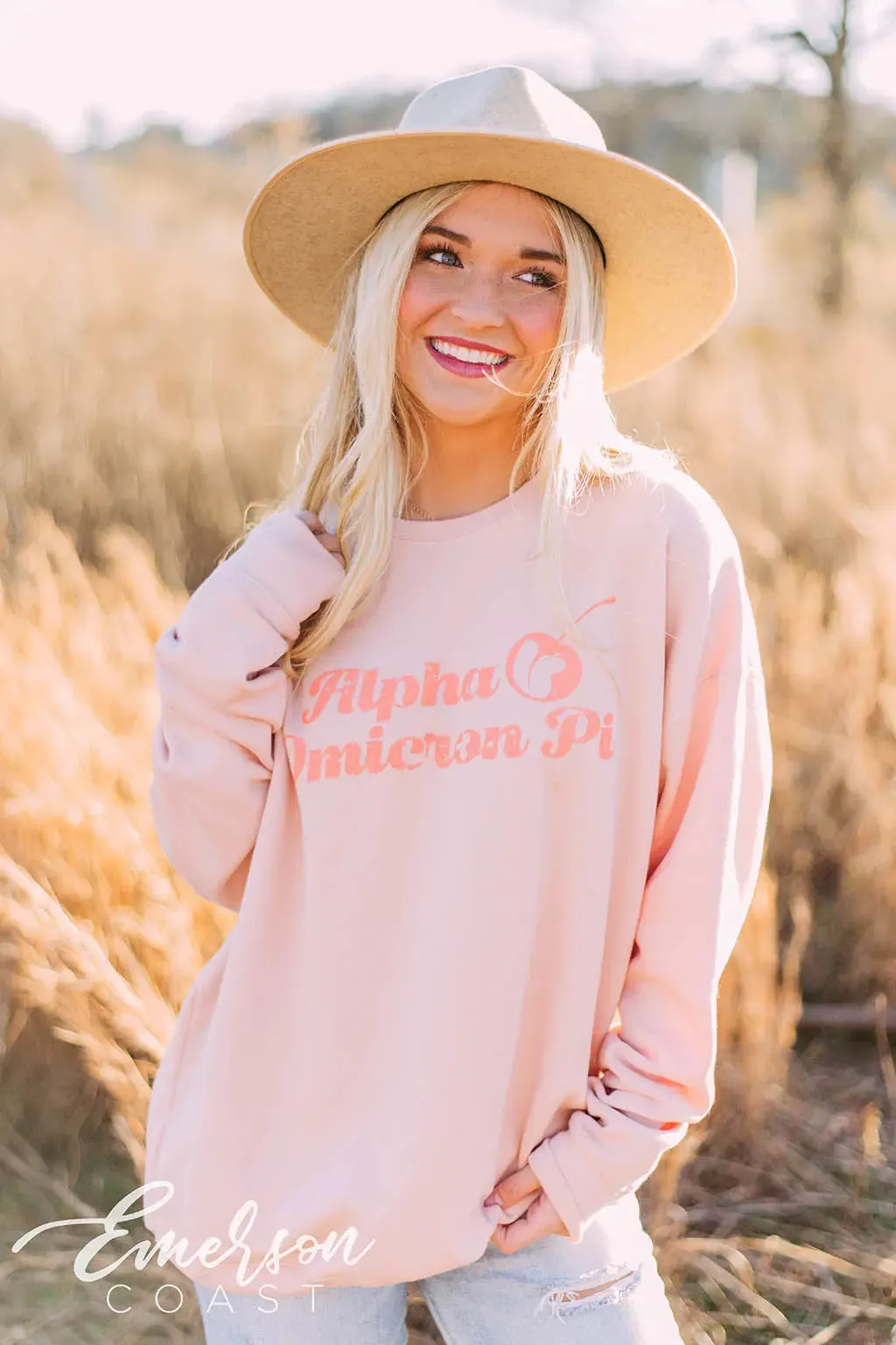AOII Retro Cherry Pie Moms Day Sweatshirt