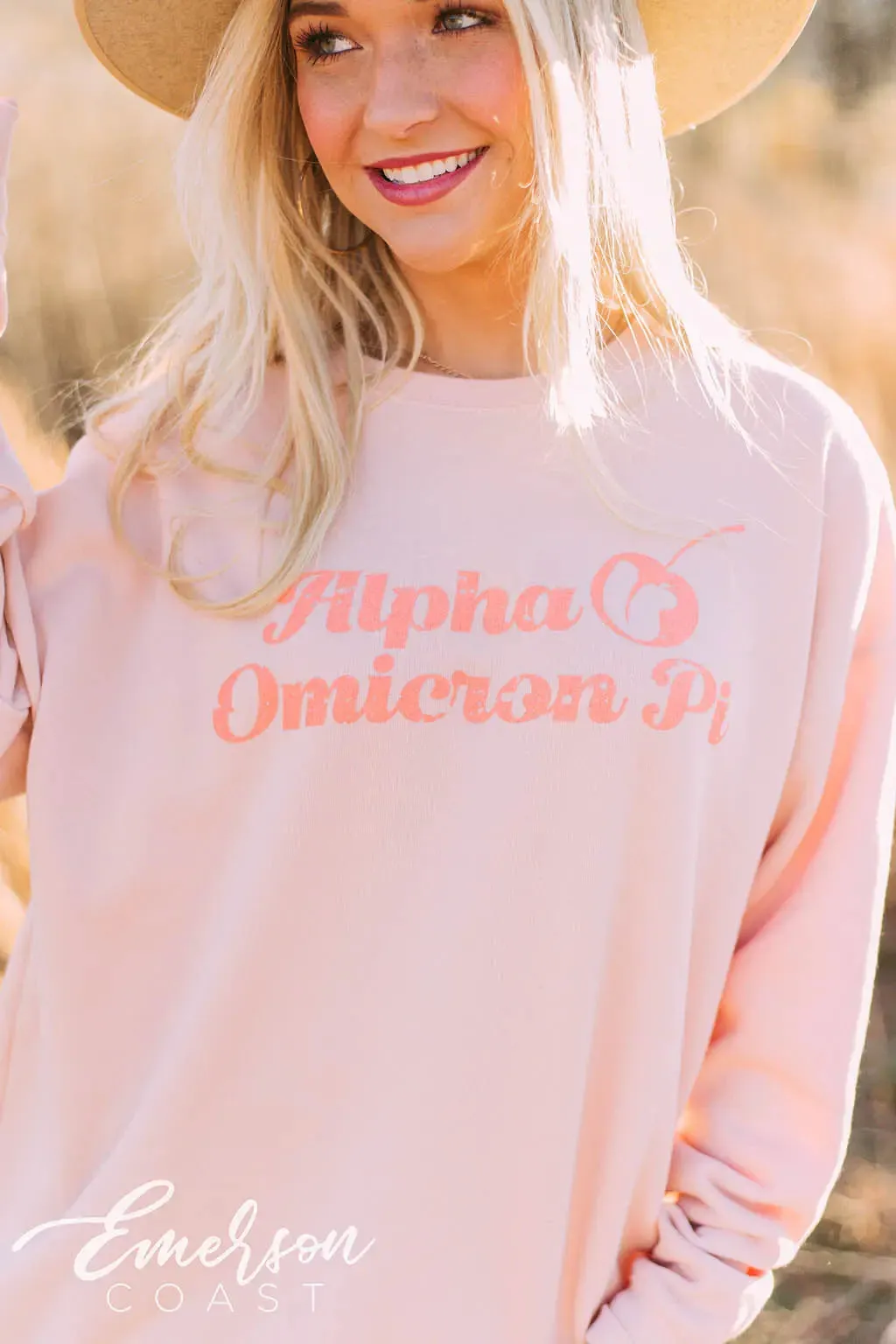 AOII Retro Cherry Pie Moms Day Sweatshirt