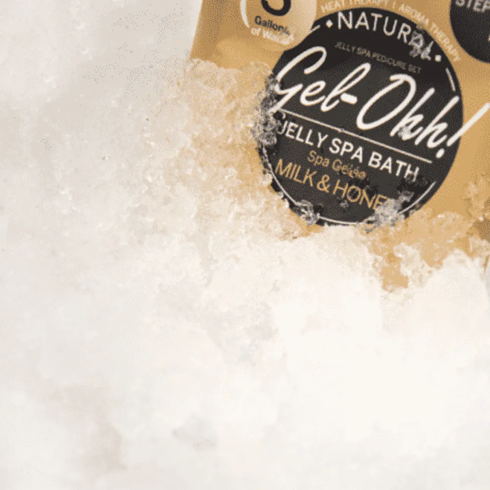 Avry Beauty Gel-Ohh Jelly Spa Pedi Bath - Milk & Honey
