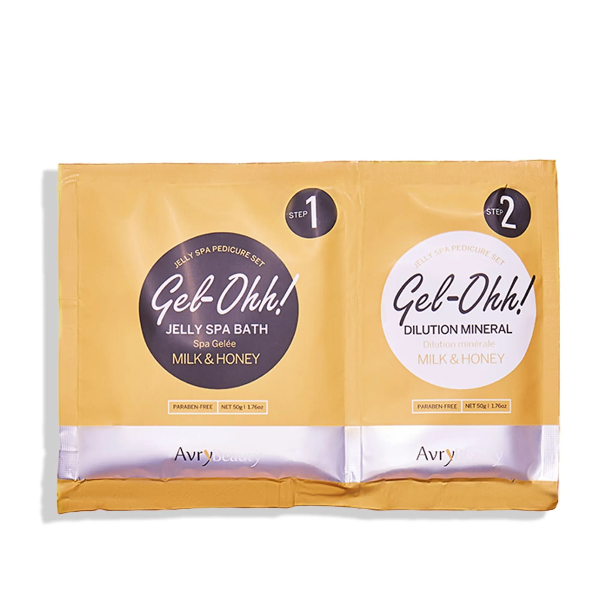 Avry Beauty Gel-Ohh Jelly Spa Pedi Bath - Milk & Honey