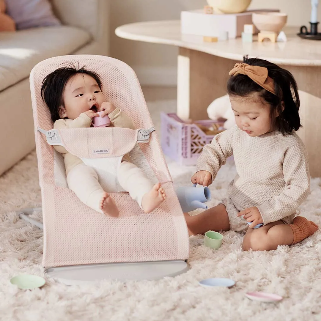 BabyBjorn Balance Soft Mesh Baby Bouncer Silver Frame - 4 Color