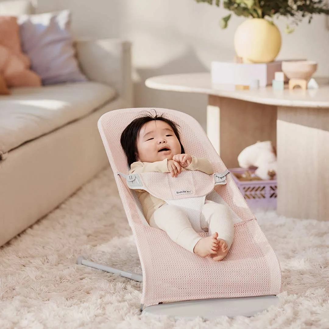 BabyBjorn Balance Soft Mesh Baby Bouncer Silver Frame - 4 Color