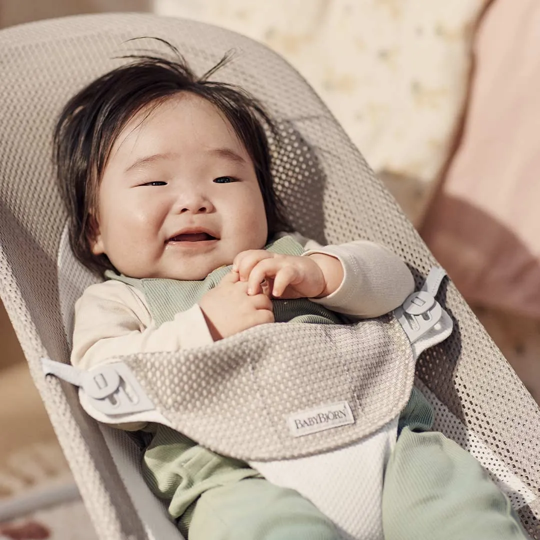 BabyBjorn Balance Soft Mesh Baby Bouncer Silver Frame - 4 Color