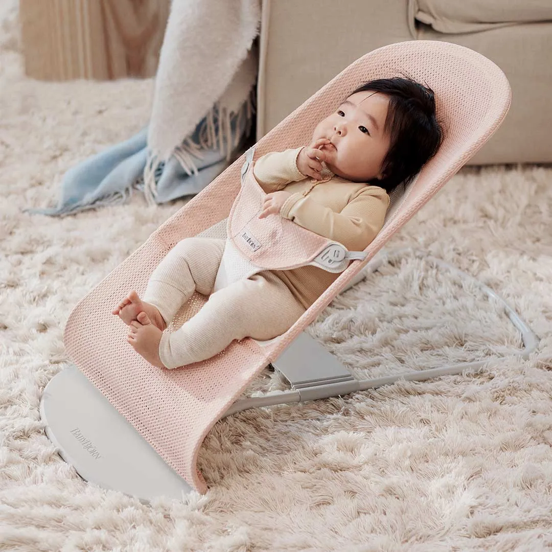 BabyBjorn Balance Soft Mesh Baby Bouncer Silver Frame - 4 Color