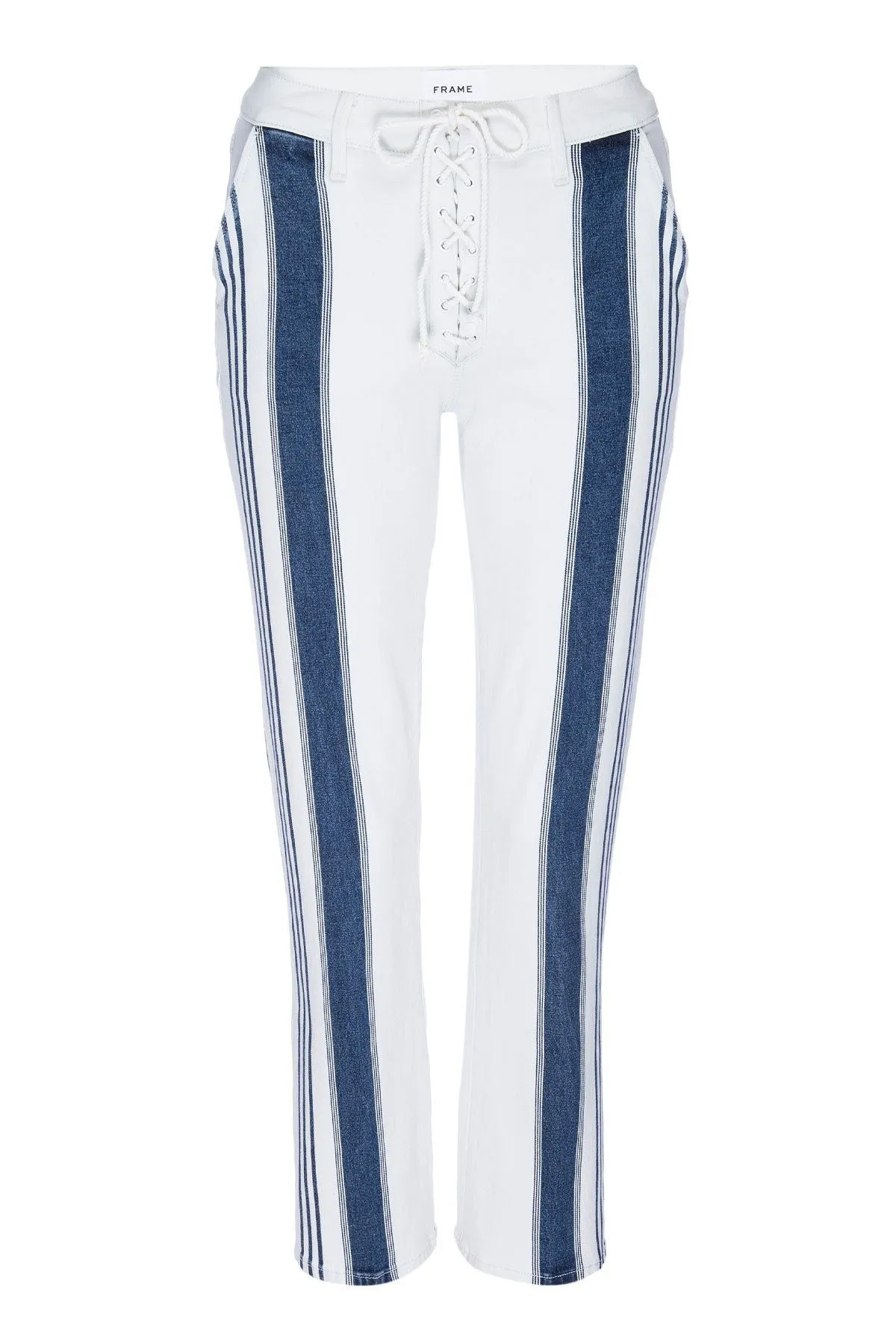 Baja Stripe Crop Mini Boot Blanc Baja