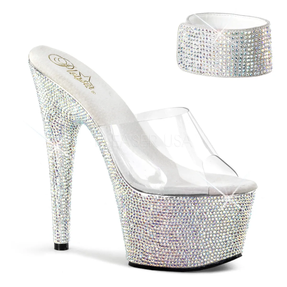BEJEWELED-712RS  Clear/Silver Multi RS