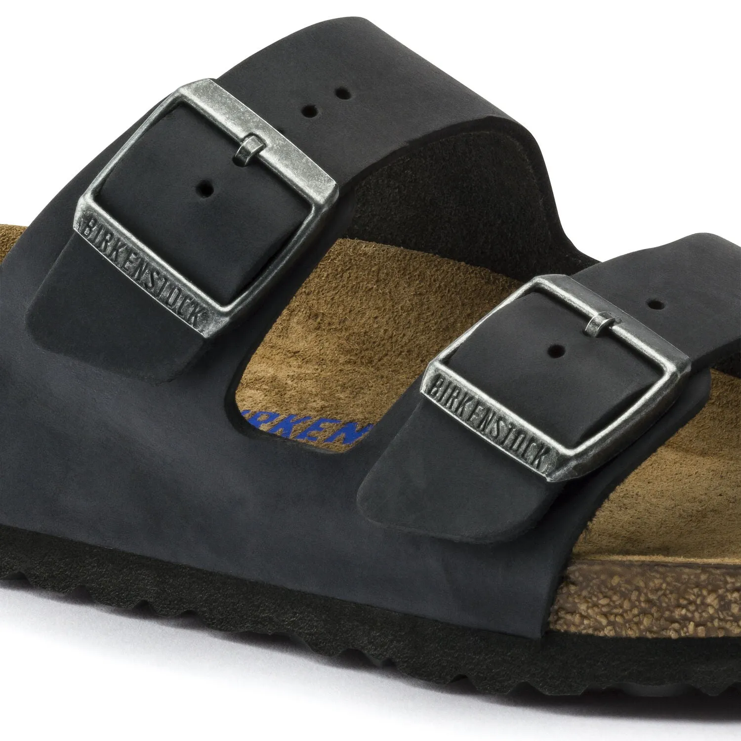 Birkenstock - Arizona Black Oiled Leather Soft 0752481