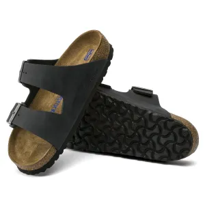 Birkenstock - Arizona Black Oiled Leather Soft 0752481