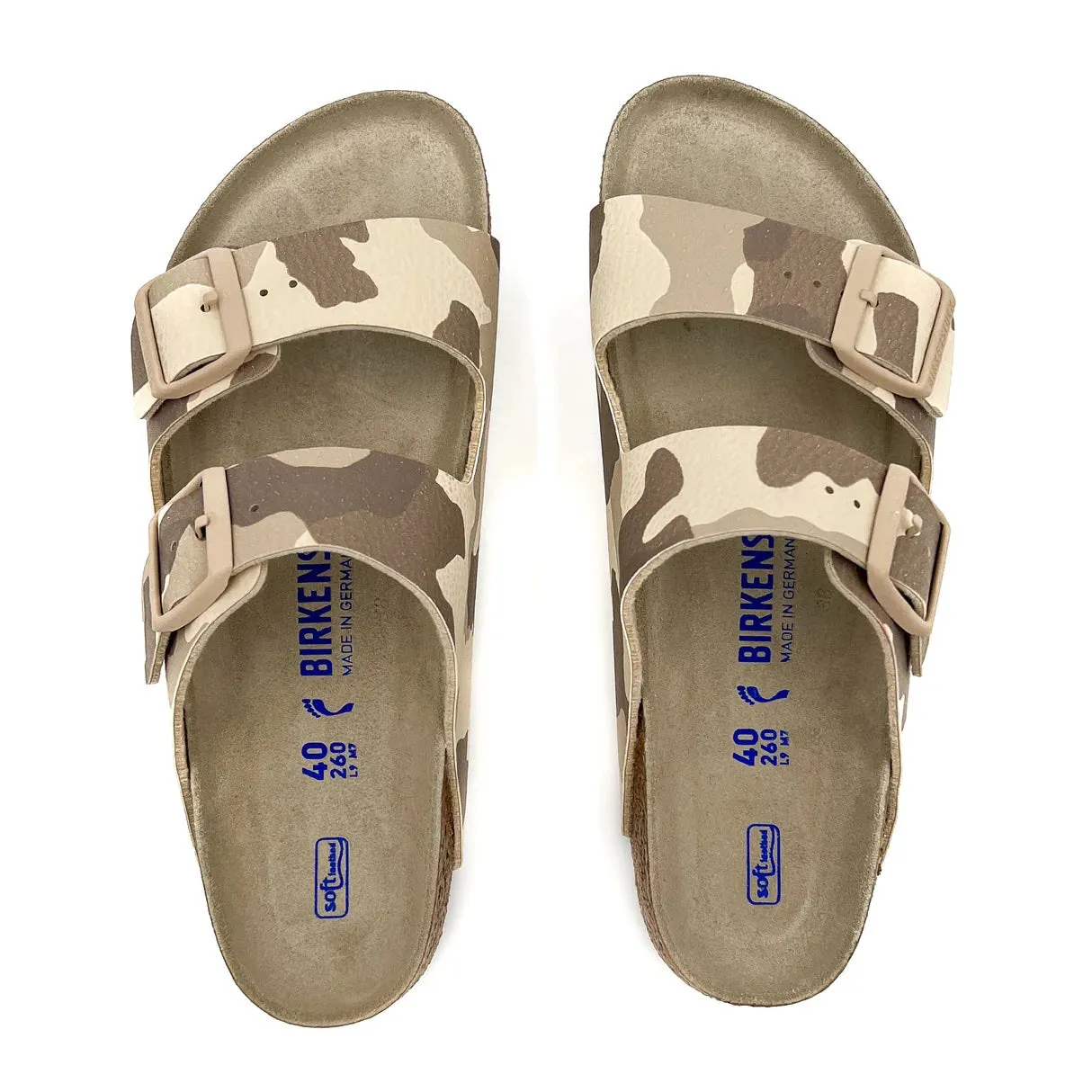 BIRKENSTOCK ARIZONA SOFT FOOTBED BIRKO-FLOR SANDALS