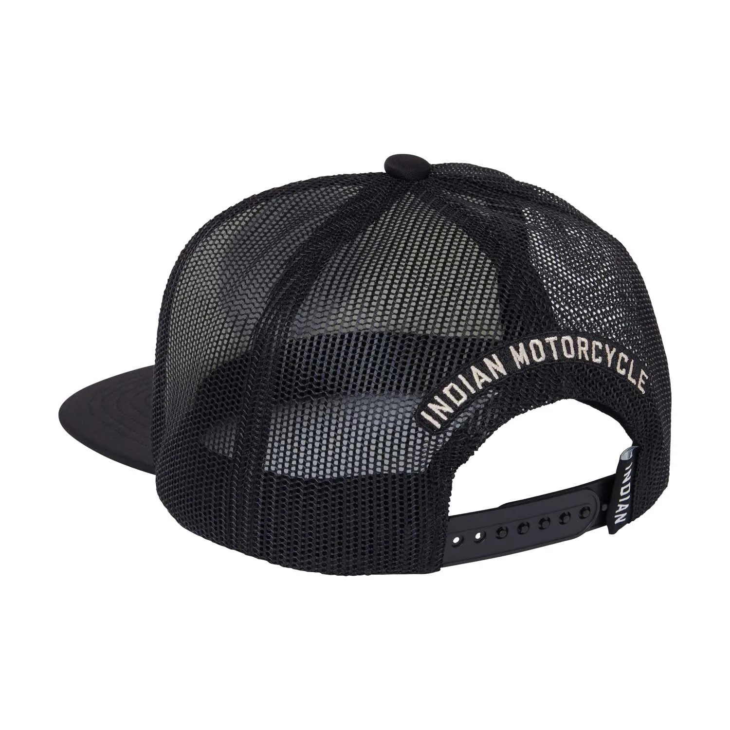 Black And White I Script Flat Peak Cap, Multi