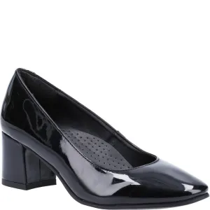 Black Anna Wide Patent Shoes