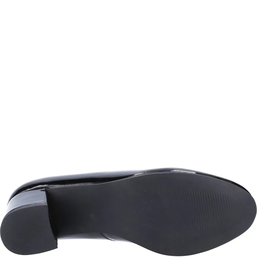 Black Anna Wide Patent Shoes