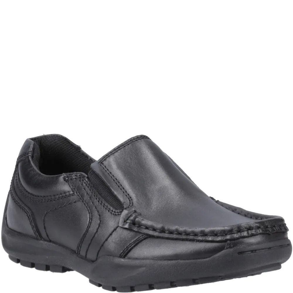 Black Morgan Junior School Shoes