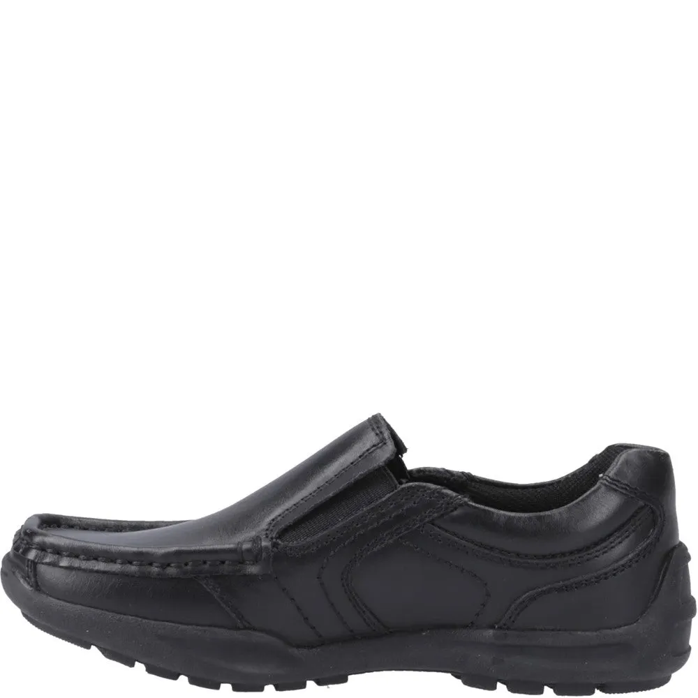 Black Morgan Junior School Shoes