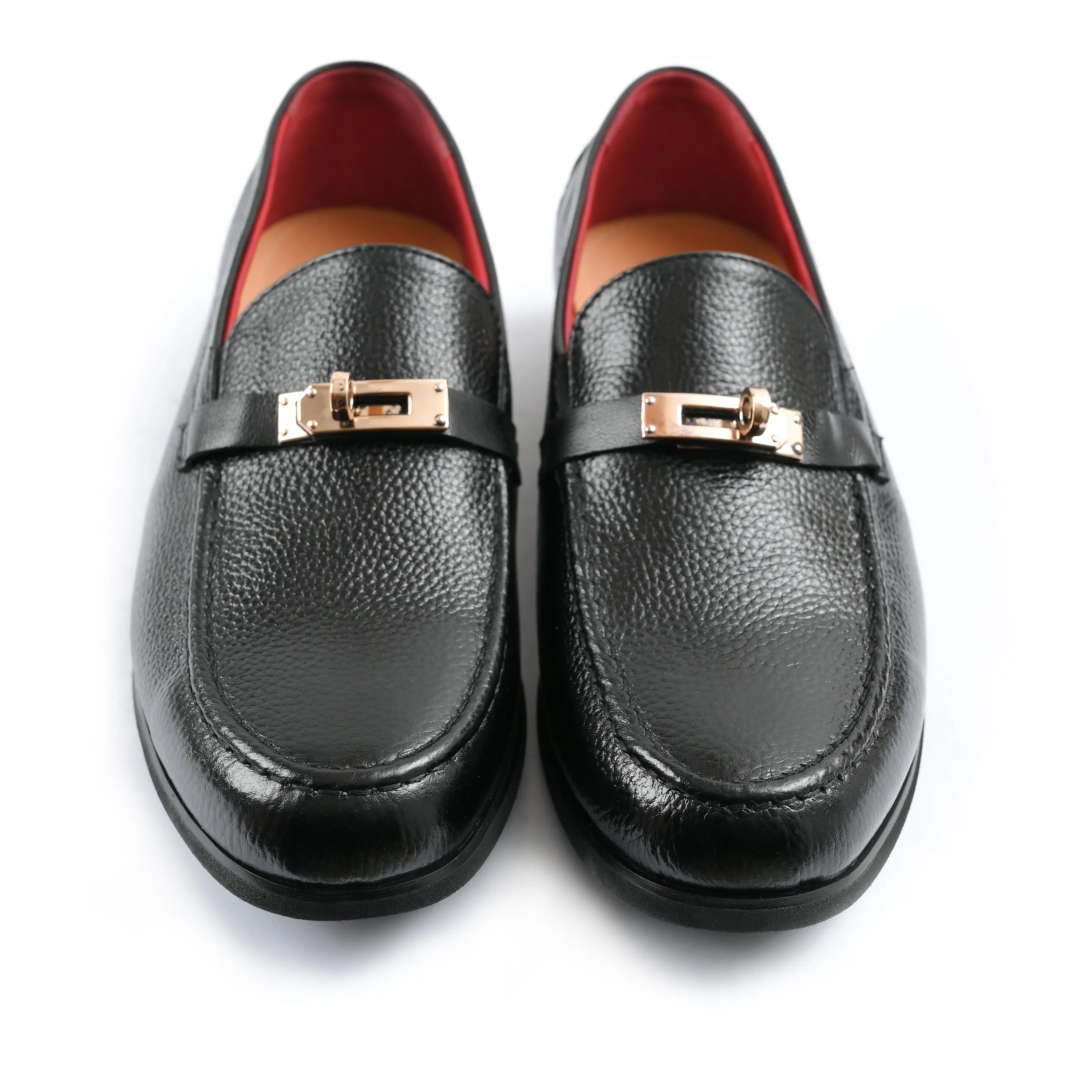 BLACK TEXTURED COMFY SHOES