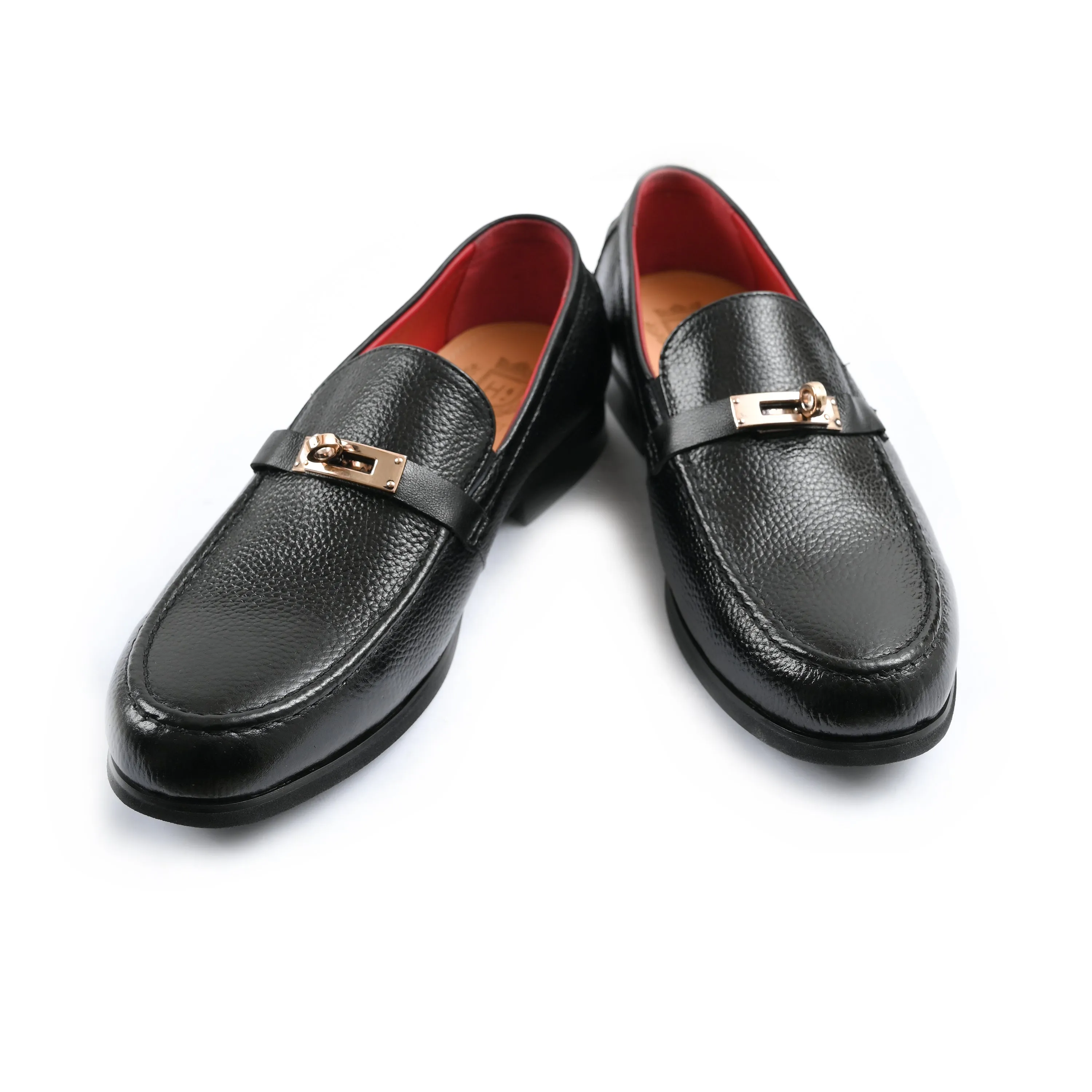 BLACK TEXTURED COMFY SHOES