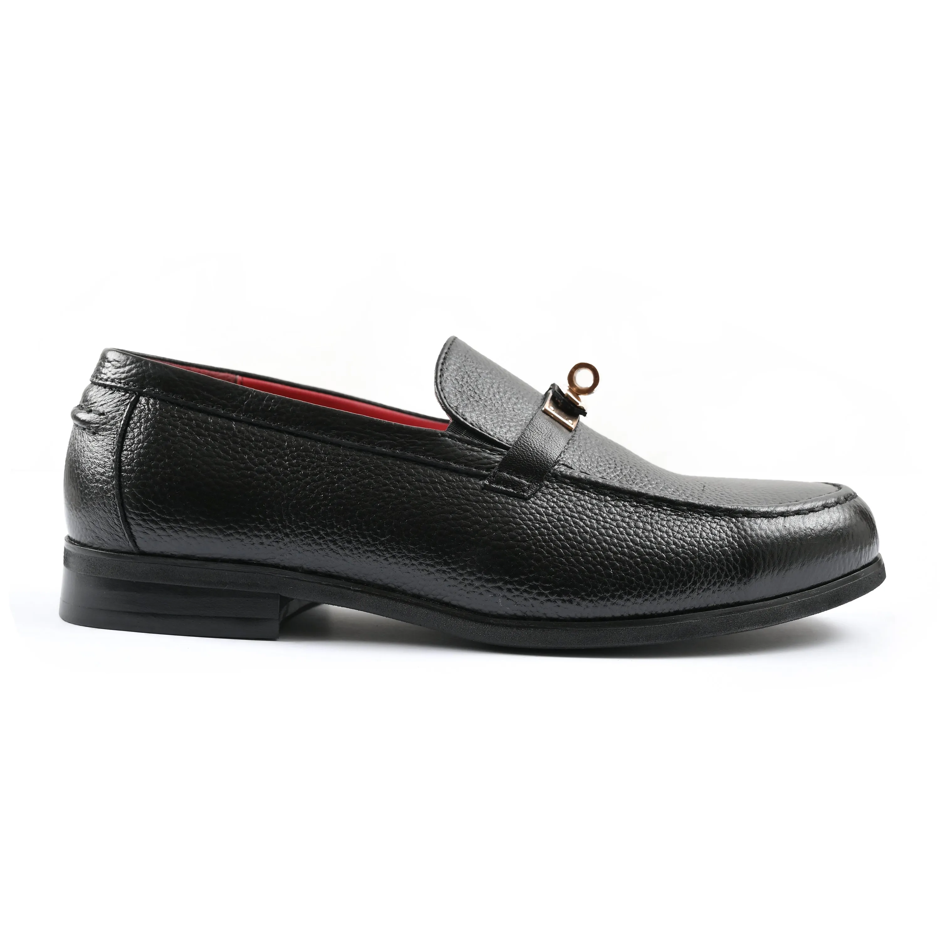BLACK TEXTURED COMFY SHOES