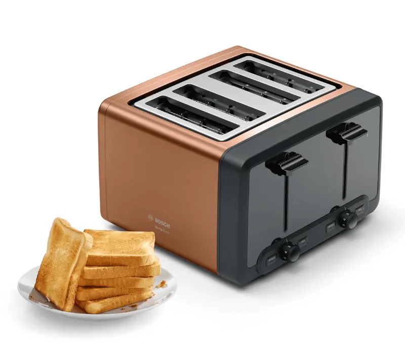 Bosch 4-Slice Toaster DesignLine Copper TAT4P449GB
