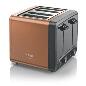 Bosch 4-Slice Toaster DesignLine Copper TAT4P449GB