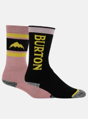 Burton Kids' Weekend Midweight Socks (2 Pack)