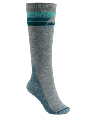 Burton Women's Emblem Midweight Socks - Gray Heather