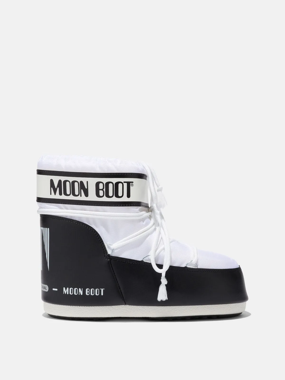 Buty damskie zimowe MOON BOOT Icon Low Nylon biale