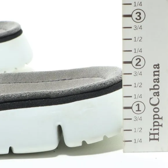Camper Oruga Black Leather Slip-on Platform Sandal Size Women's EU40