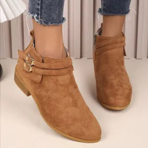 'Candela' Block Heel Ankle Boots