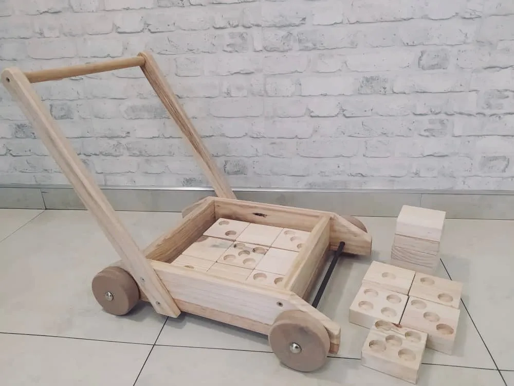 Classic Wooden Baby Push Walker