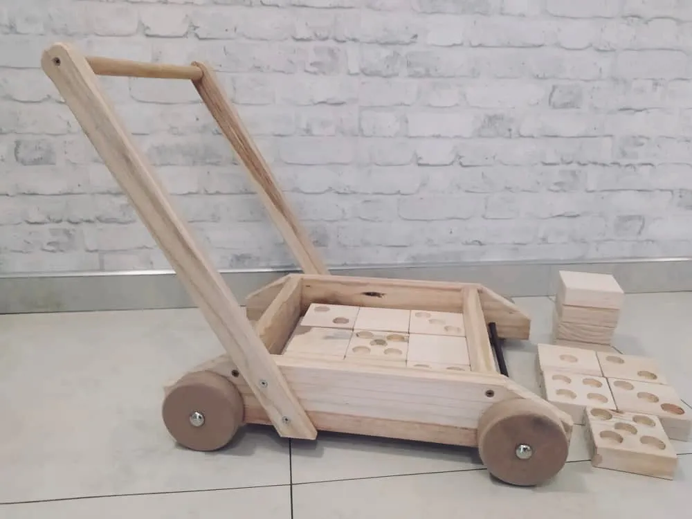 Classic Wooden Baby Push Walker