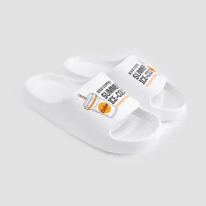 CONTRAST PRINTED COMFY SLIDER