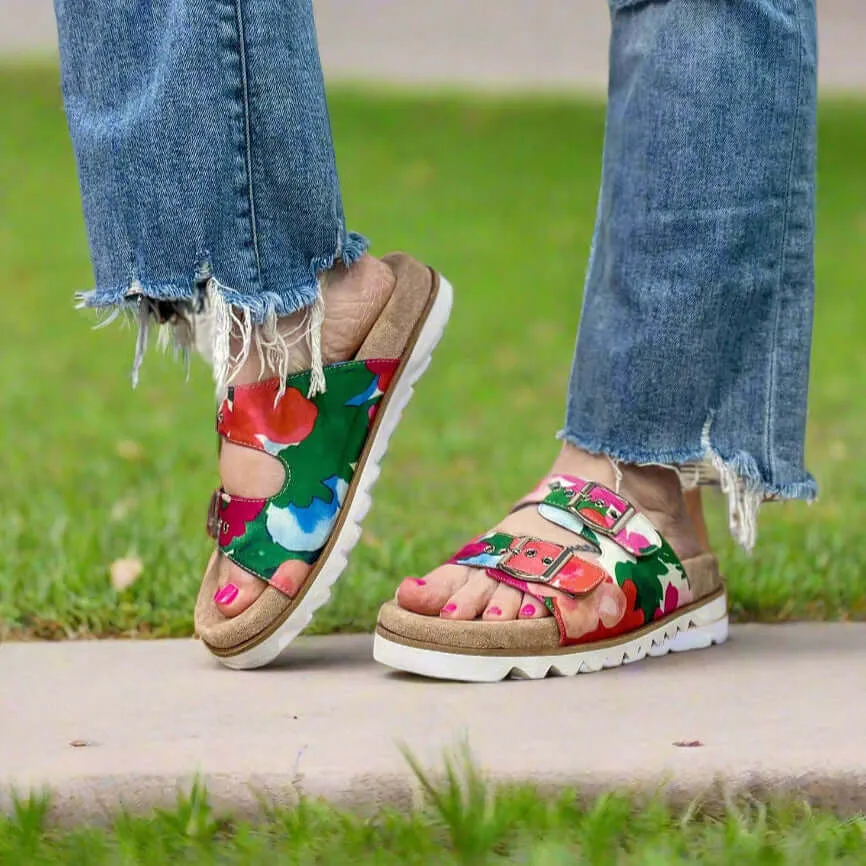 CORKYS DASH SANDALS - FLORAL